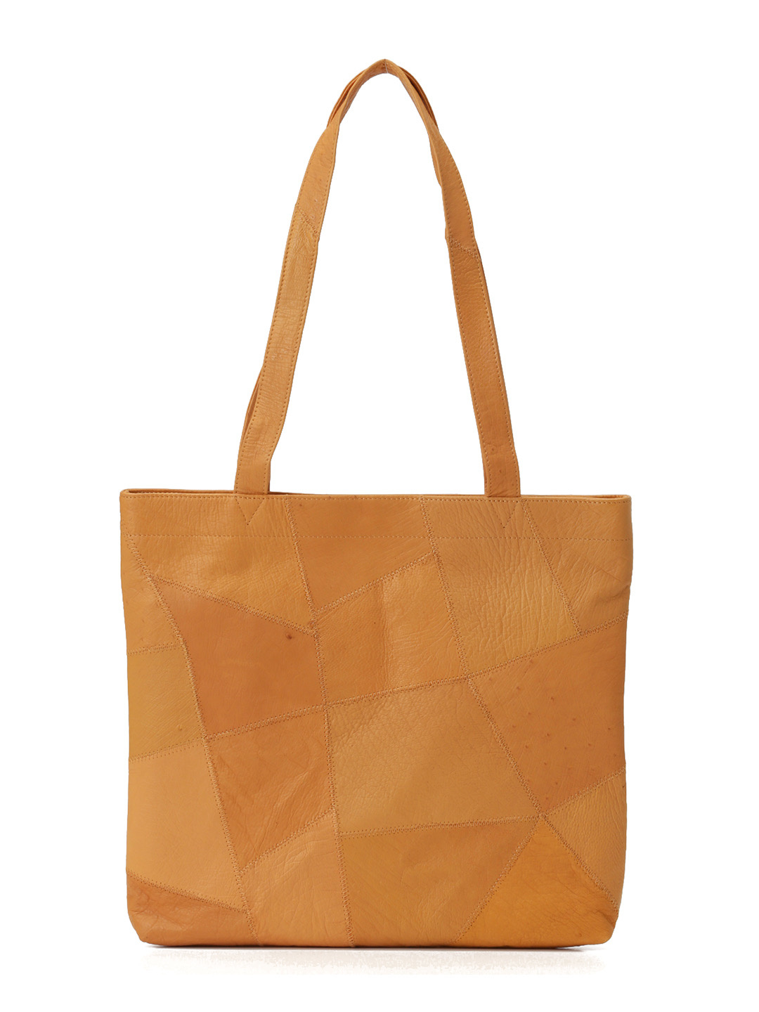 キャメル オーストリッチパッチワーク トート - Exotic Leather -BAG 