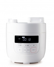 ホワイト●siroca 電気圧力鍋（スロー調理機能付き）○SP-D131(W)