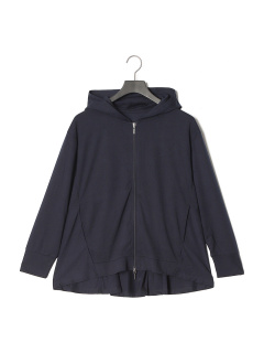 ネイビー [一部店舗限定]エンザイムシャンブレーショートコート - BLUE