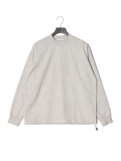 ホワイト 長袖ニットトップ STRIPE JACQUARD PULLOVER - White 