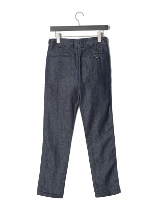 ネイビー パンツ PANT CROP/SLIM SINGLE PINCE HENRYを見る