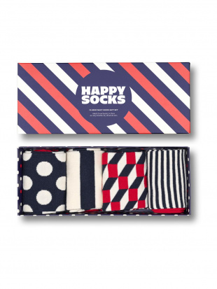 クラシック ネイビー [GIFT BOX]クルーソックス 4足セットを見る