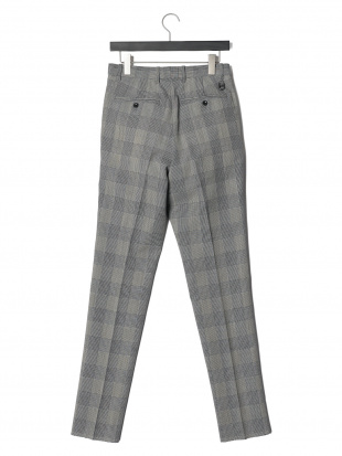 グレー パンツ Teddy Fresco wool grain plaidを見る