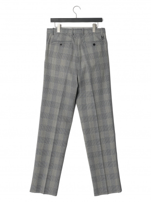 グレー パンツ HOLLEBECK Fresco wool grain plaidを見る