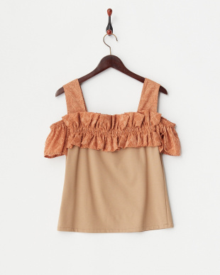 CAMEL FRILLY TOPを見る