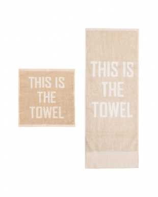 BE 　THIS IS THE TOWEL 34×35/THIS IS THE TOWEL 34×85を見る