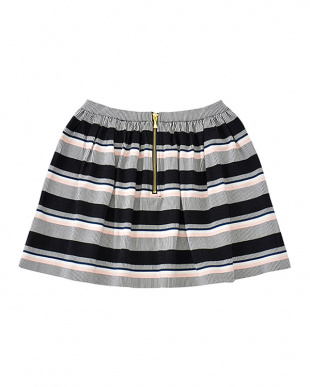 マルチ girls'　bay stripe coreen skirtを見る