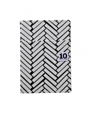 黒×白／angelfish2 イエロー 　ノートカバー（外ポケット付き）＋ペンケース セットを見る