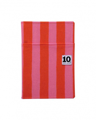 赤×ピンク／rhythm オレンジ 　ノートカバー（外ポケット付き）＋ペンケース セットを見る
