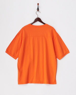 オレンジ 　リラックスフィットスウェットTシャツを見る