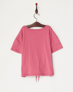 ピンク　コルセットベルト風Tシャツ（140以上）を見る