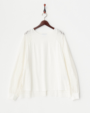 OFF WHITE EMBROIDERED LACE DRAPY JMPを見る