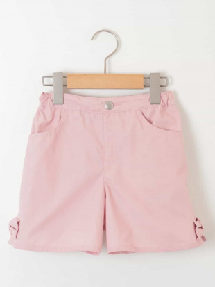ピンク [100-130]裾リボン付ショートパンツ[WEB限定サイズ] a.v.v bout de chouを見る