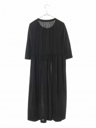 ブラック　【洗える・日本製】レイヤードデザインドレス GIANNI LO GIUDICEを見る