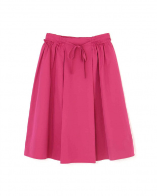 ピンク ◆タフタサイドギャザースカート NATURAL BEAUTYを見る