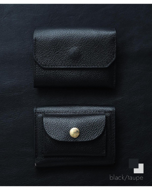 ブラック／トープ 「なくさない財布」 小さくて使いやすく、とても安全な ミニ財布 。を見る