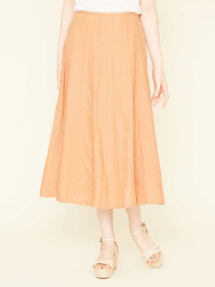 オレンジ フレンチリネンデザインスカート Sybilla を見る