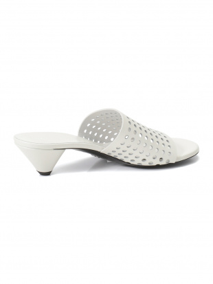 ホワイト 【Proenza Schouler】PERFORATED CONE SANDALS - 40MMを見る