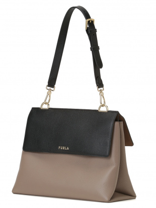 ストッコグレー/ネロ DANAE M SHOULDER BAG レザー ショルダーバッグを見る