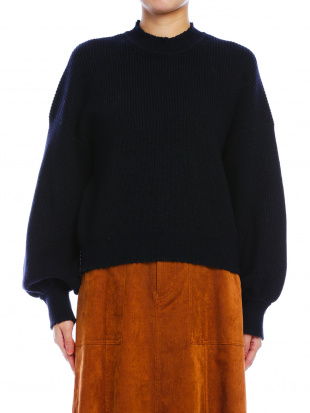 NAVY Bright yarn mix knit topを見る