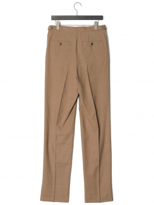 ベージュ CARUSO タックパンツ CARUS TROUSERSを見る
