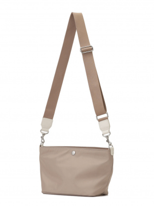 ベージュ 【Breath TOPKAPI sis】【WEB限定】ナイロン レザーポケット ミニ ショルダーバッグ 軽量 / CALM カームを見る