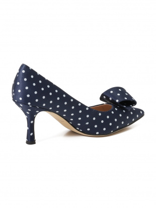 FLORETTE PUMP:NVY/WHT POLKA PRを見る