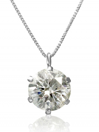 Pt900/Pt850 PT 天然ダイヤモンド 計0.2ct ライン プラチナネックレス 