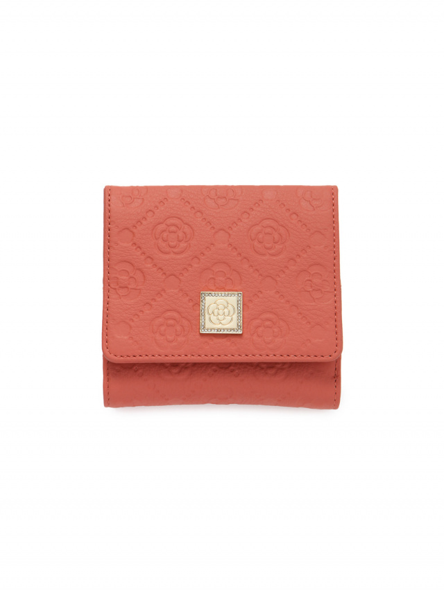 オレンジ フリーズ BOX二つ折り財布 - CLATHAS | GLADD(グラッド